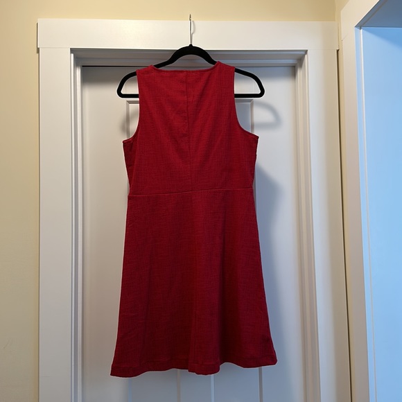 Loft Outlet red sleeveless dress size 6 - Picture 2 of 2